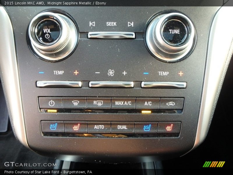 Midnight Sapphire Metallic / Ebony 2015 Lincoln MKC AWD