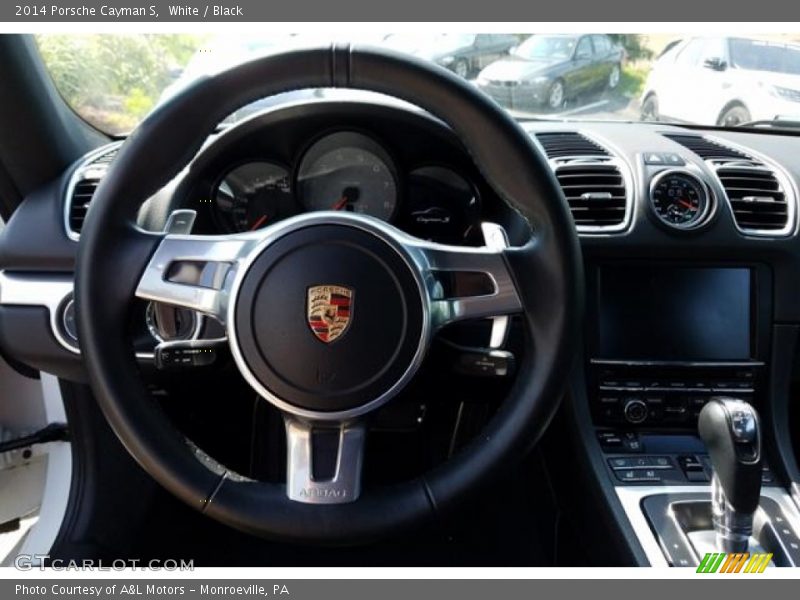 White / Black 2014 Porsche Cayman S