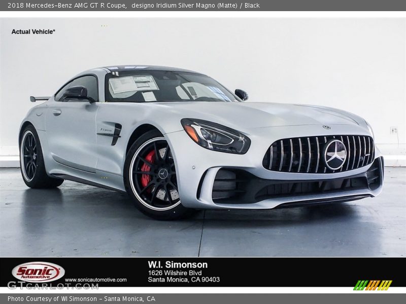 designo Iridium Silver Magno (Matte) / Black 2018 Mercedes-Benz AMG GT R Coupe