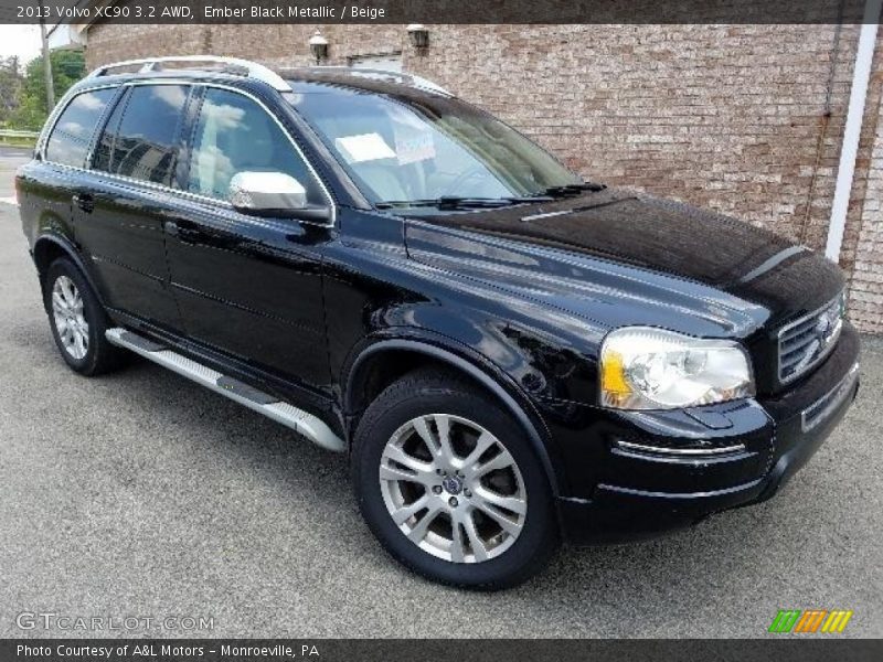 Ember Black Metallic / Beige 2013 Volvo XC90 3.2 AWD