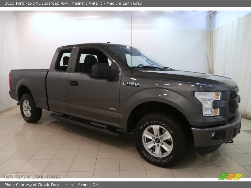Magnetic Metallic / Medium Earth Gray 2015 Ford F150 XL SuperCab 4x4