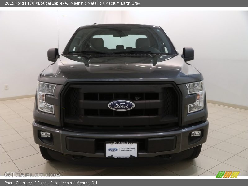 Magnetic Metallic / Medium Earth Gray 2015 Ford F150 XL SuperCab 4x4