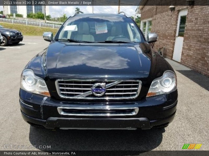 Ember Black Metallic / Beige 2013 Volvo XC90 3.2 AWD