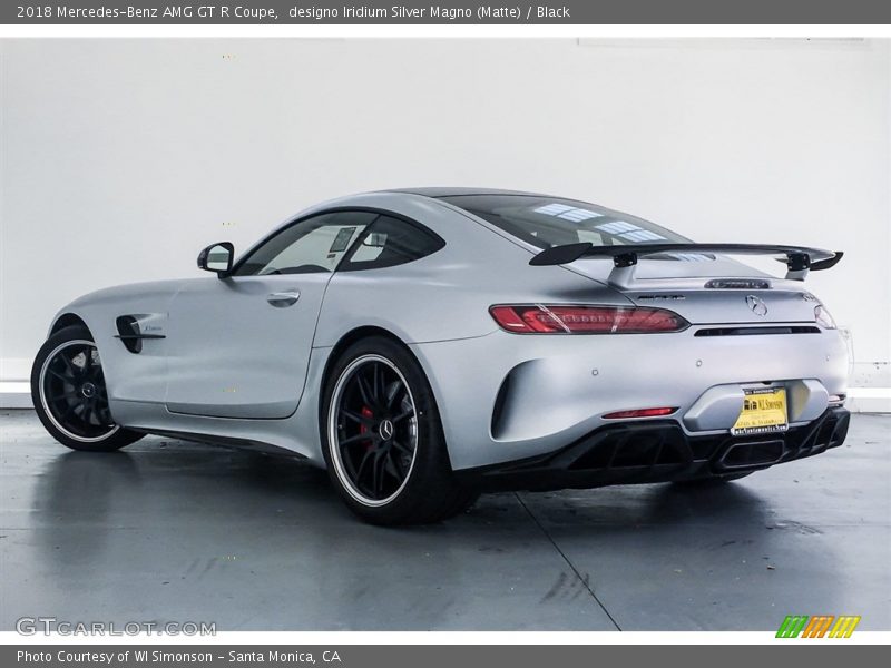 designo Iridium Silver Magno (Matte) / Black 2018 Mercedes-Benz AMG GT R Coupe