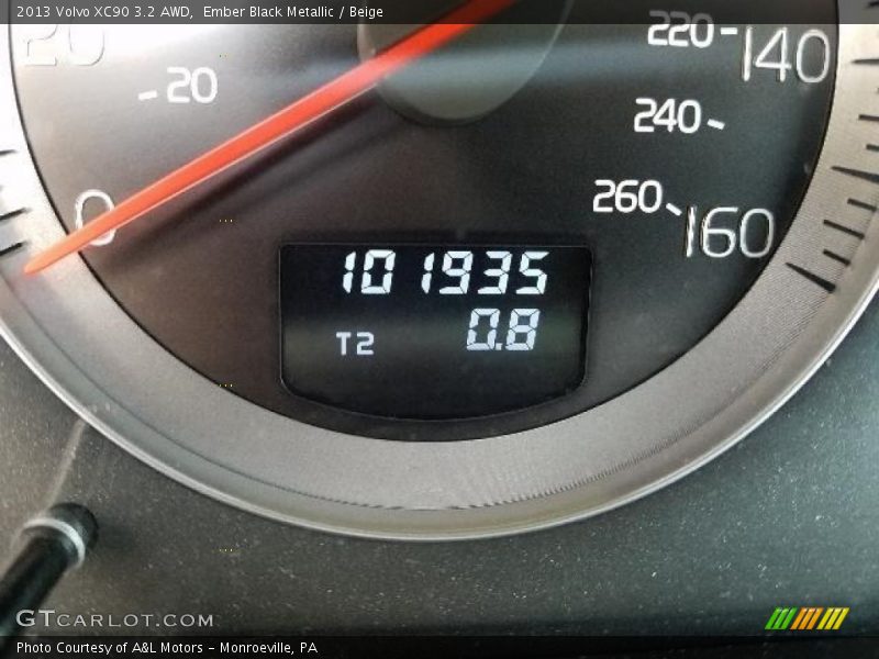 Ember Black Metallic / Beige 2013 Volvo XC90 3.2 AWD