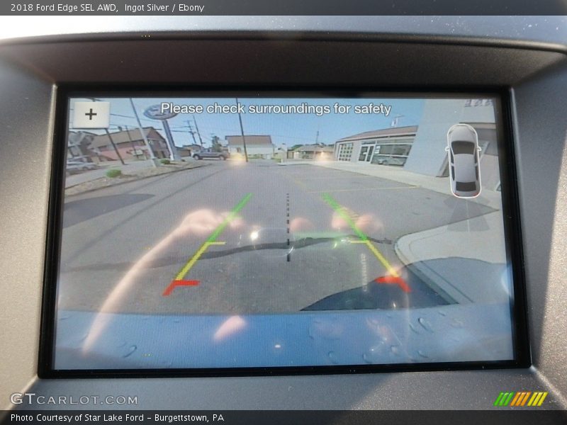 Ingot Silver / Ebony 2018 Ford Edge SEL AWD