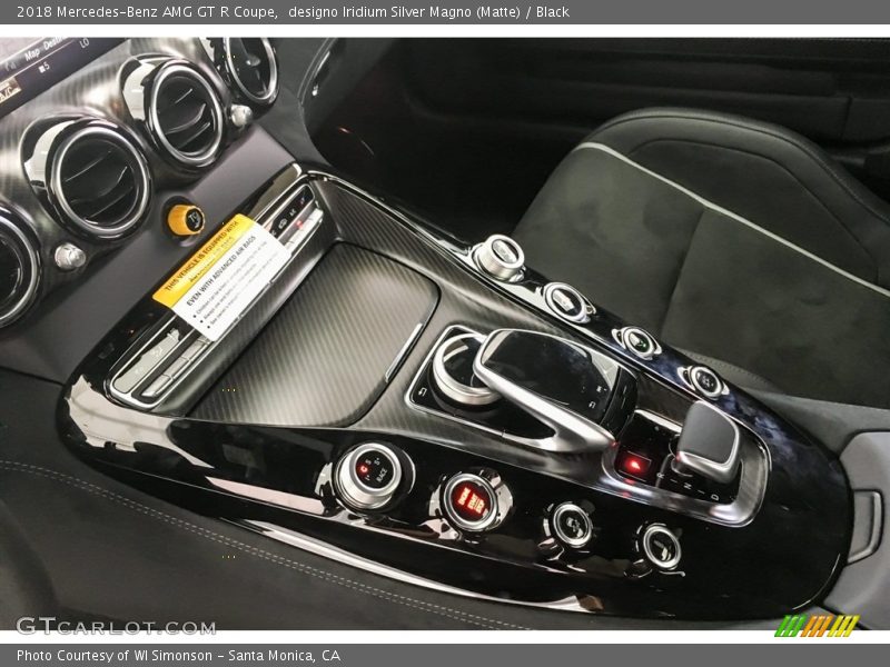 Controls of 2018 AMG GT R Coupe