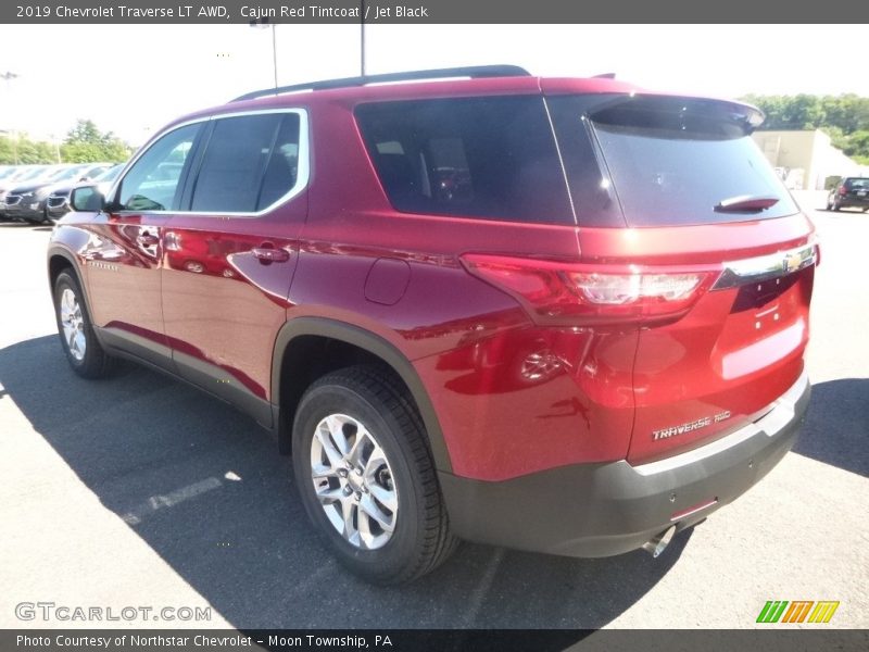 Cajun Red Tintcoat / Jet Black 2019 Chevrolet Traverse LT AWD