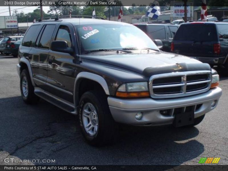 Graphite Metallic / Dark Slate Gray 2003 Dodge Durango SLT 4x4