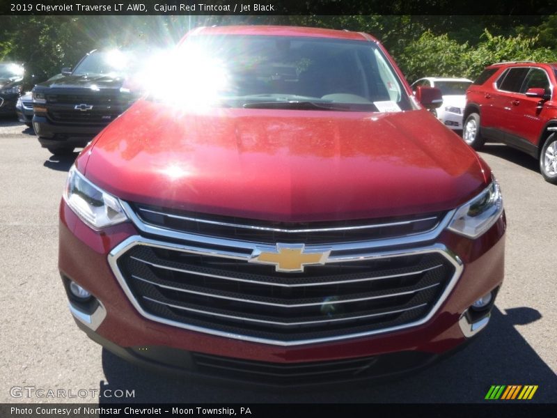 Cajun Red Tintcoat / Jet Black 2019 Chevrolet Traverse LT AWD