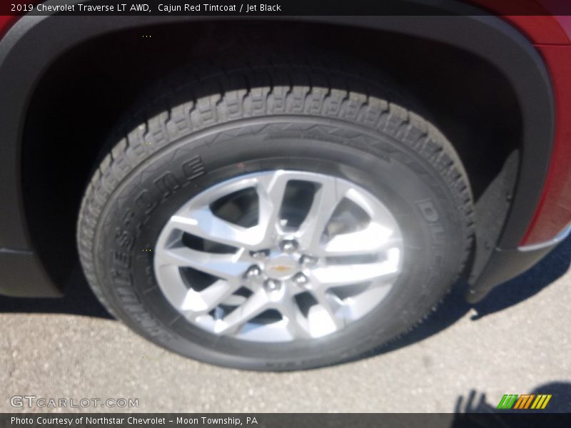 Cajun Red Tintcoat / Jet Black 2019 Chevrolet Traverse LT AWD