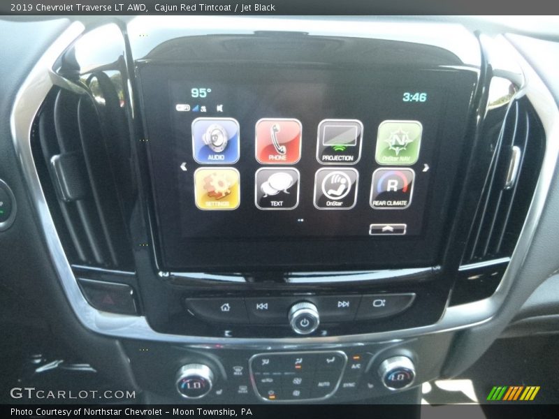 Cajun Red Tintcoat / Jet Black 2019 Chevrolet Traverse LT AWD