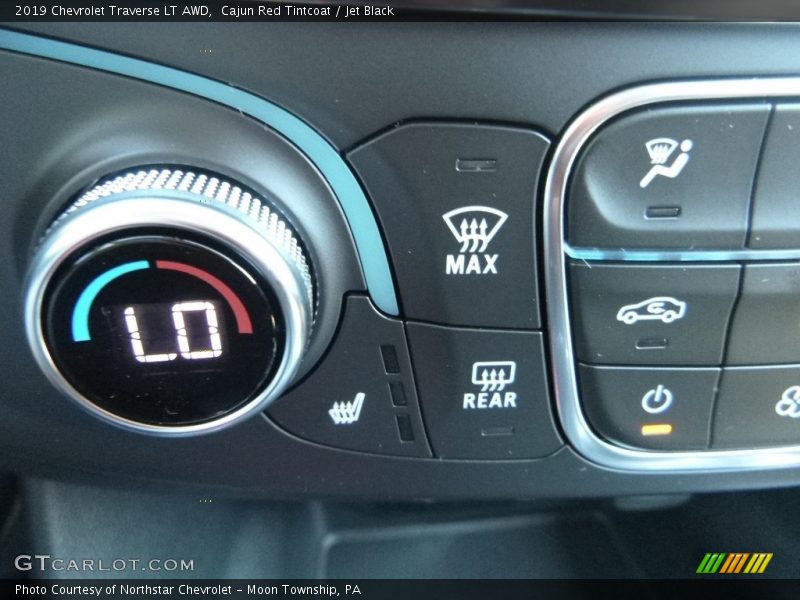Cajun Red Tintcoat / Jet Black 2019 Chevrolet Traverse LT AWD
