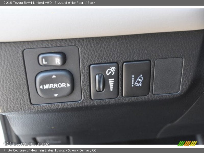 Blizzard White Pearl / Black 2018 Toyota RAV4 Limited AWD