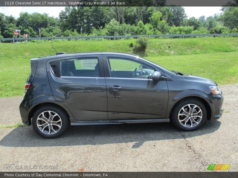 Nightfall Gray Metallic / Jet Black 2018 Chevrolet Sonic LT Hatchback