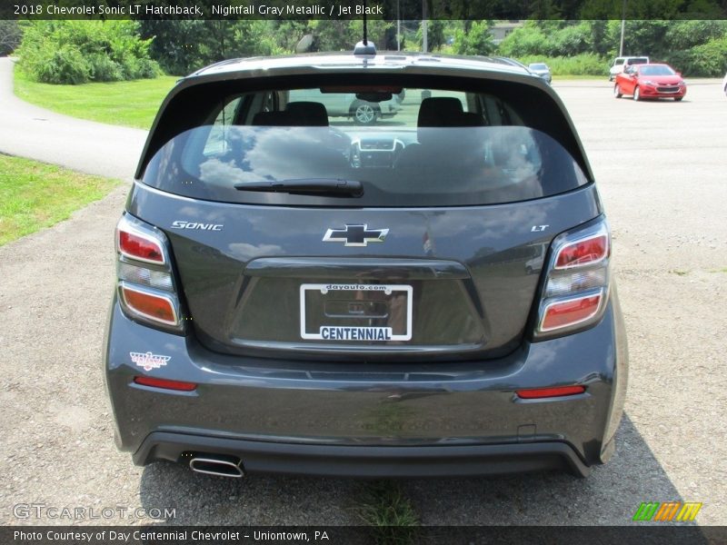 Nightfall Gray Metallic / Jet Black 2018 Chevrolet Sonic LT Hatchback