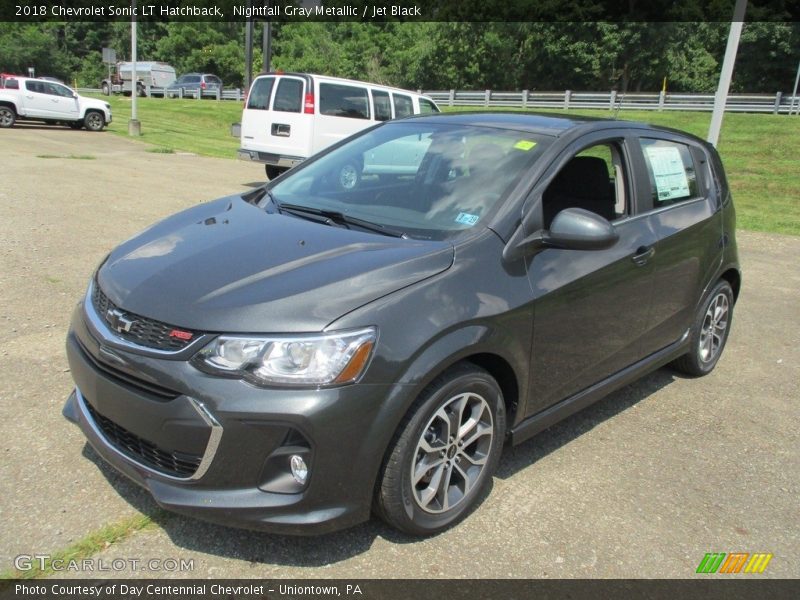 Nightfall Gray Metallic / Jet Black 2018 Chevrolet Sonic LT Hatchback