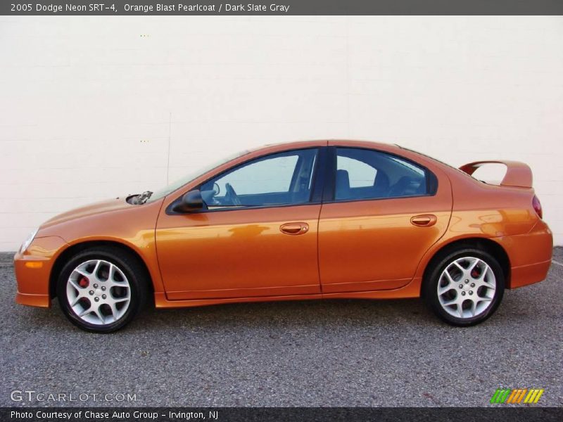 Orange Blast Pearlcoat / Dark Slate Gray 2005 Dodge Neon SRT-4