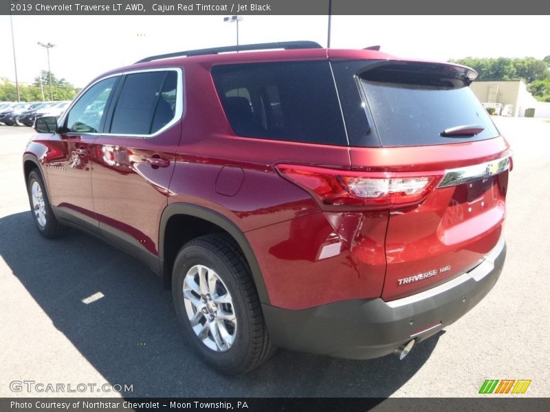 Cajun Red Tintcoat / Jet Black 2019 Chevrolet Traverse LT AWD
