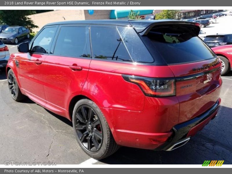 Firenze Red Metallic / Ebony 2018 Land Rover Range Rover Sport HSE Dynamic
