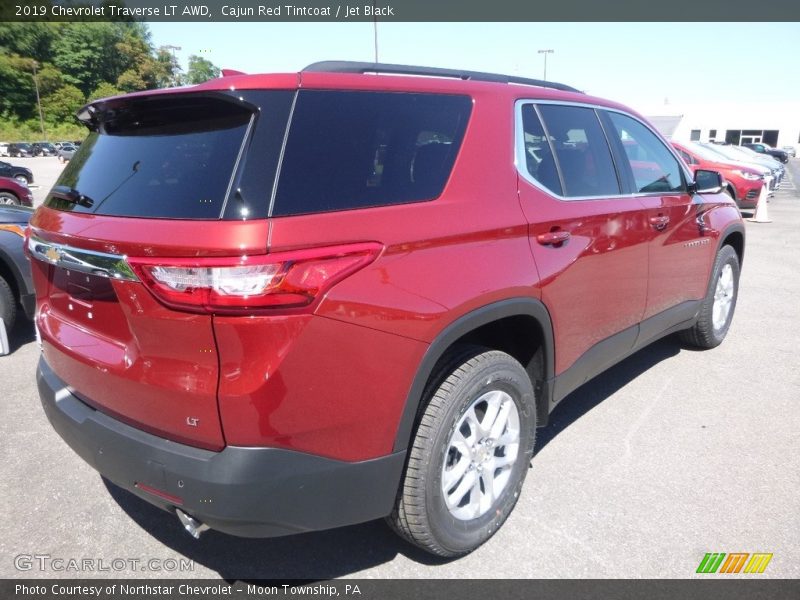 Cajun Red Tintcoat / Jet Black 2019 Chevrolet Traverse LT AWD