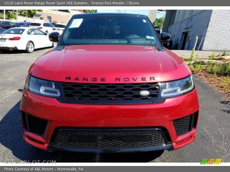 Firenze Red Metallic / Ebony 2018 Land Rover Range Rover Sport HSE Dynamic