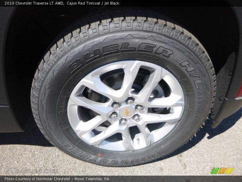 Cajun Red Tintcoat / Jet Black 2019 Chevrolet Traverse LT AWD