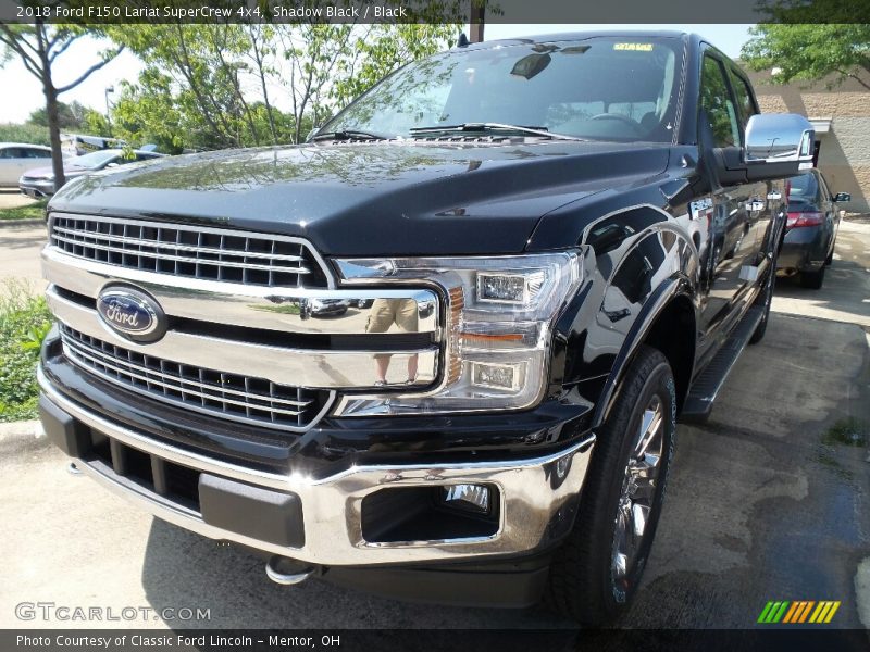 Shadow Black / Black 2018 Ford F150 Lariat SuperCrew 4x4