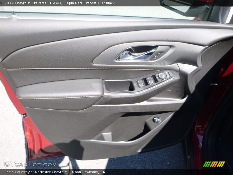 Cajun Red Tintcoat / Jet Black 2019 Chevrolet Traverse LT AWD