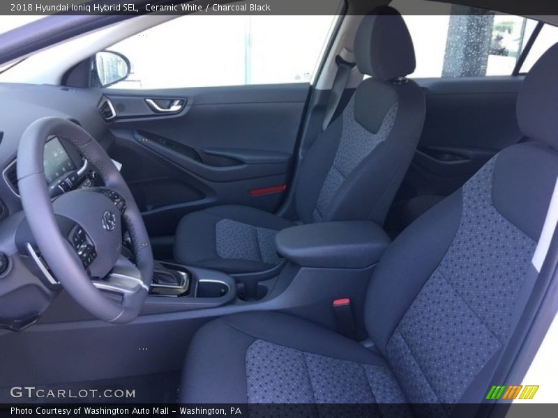 Ceramic White / Charcoal Black 2018 Hyundai Ioniq Hybrid SEL