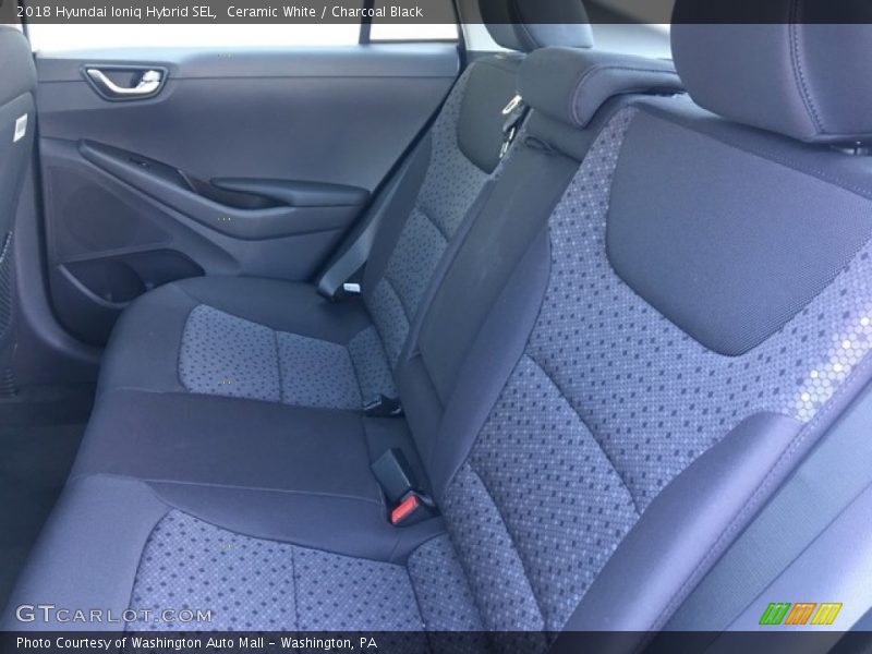 Ceramic White / Charcoal Black 2018 Hyundai Ioniq Hybrid SEL