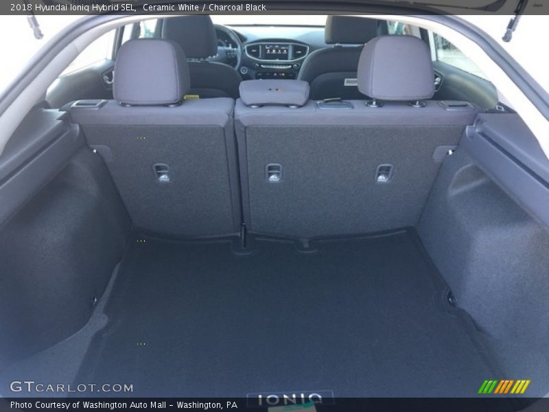 Ceramic White / Charcoal Black 2018 Hyundai Ioniq Hybrid SEL
