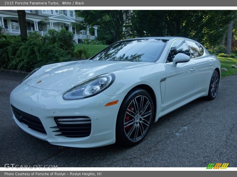 White / Black 2015 Porsche Panamera Turbo