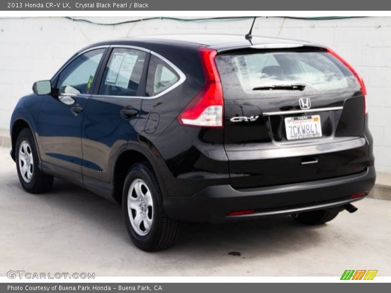 Crystal Black Pearl / Black 2013 Honda CR-V LX