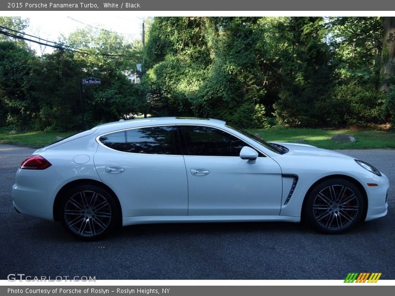 White / Black 2015 Porsche Panamera Turbo