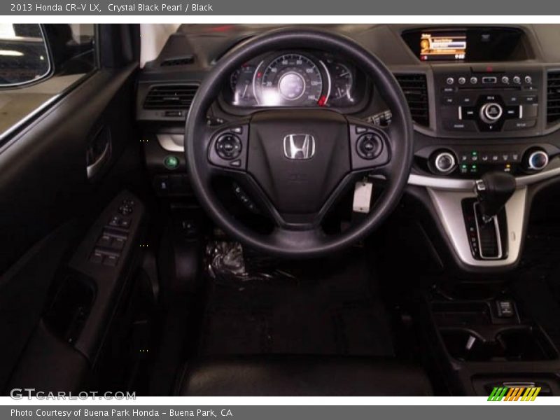 Crystal Black Pearl / Black 2013 Honda CR-V LX