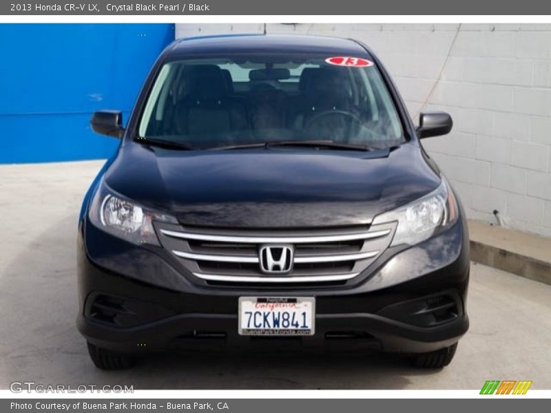 Crystal Black Pearl / Black 2013 Honda CR-V LX
