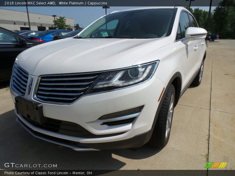 White Platinum / Cappuccino 2018 Lincoln MKC Select AWD