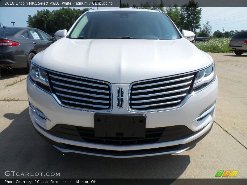White Platinum / Cappuccino 2018 Lincoln MKC Select AWD
