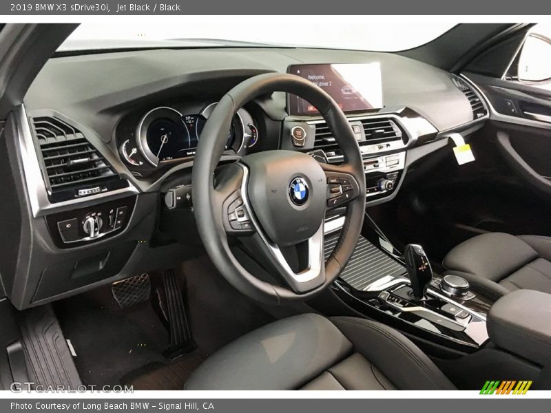 Jet Black / Black 2019 BMW X3 sDrive30i