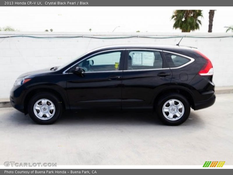 Crystal Black Pearl / Black 2013 Honda CR-V LX