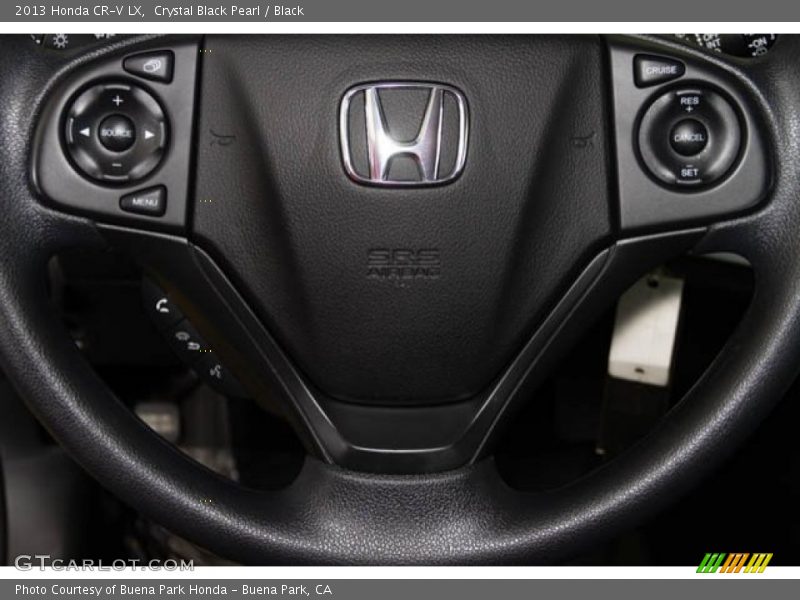Crystal Black Pearl / Black 2013 Honda CR-V LX