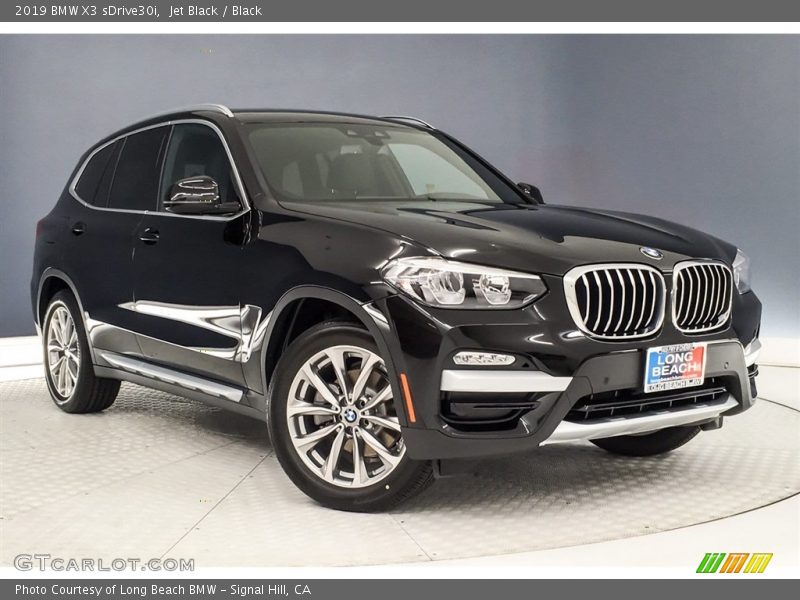 Jet Black / Black 2019 BMW X3 sDrive30i