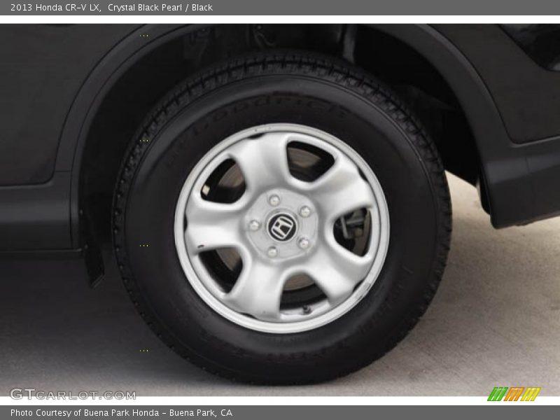 Crystal Black Pearl / Black 2013 Honda CR-V LX