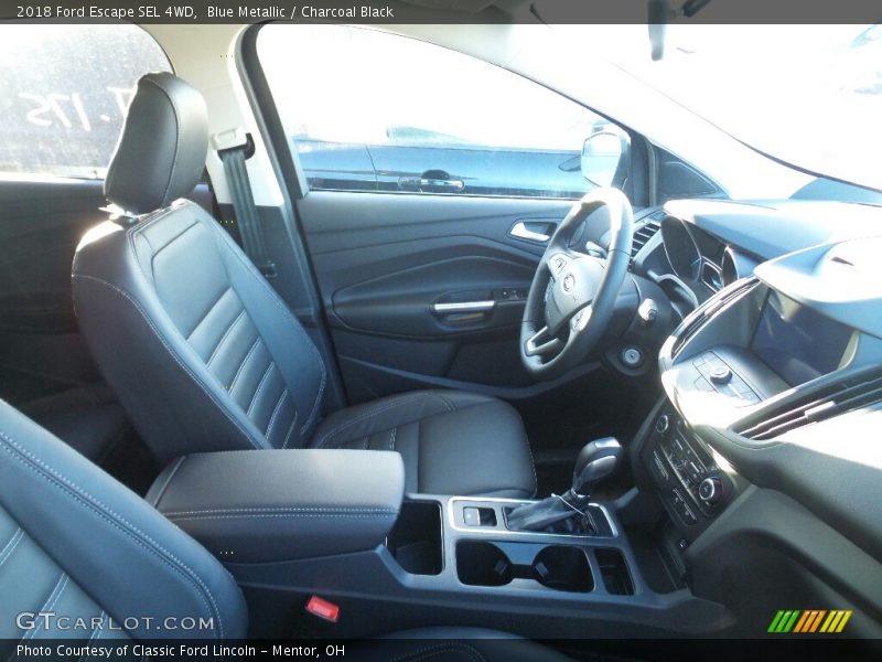 Blue Metallic / Charcoal Black 2018 Ford Escape SEL 4WD