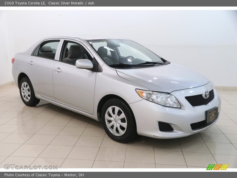 Classic Silver Metallic / Ash 2009 Toyota Corolla LE