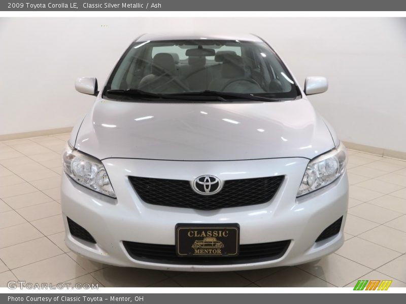 Classic Silver Metallic / Ash 2009 Toyota Corolla LE