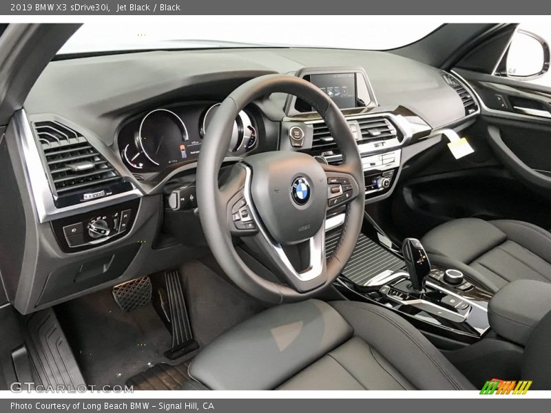 Jet Black / Black 2019 BMW X3 sDrive30i