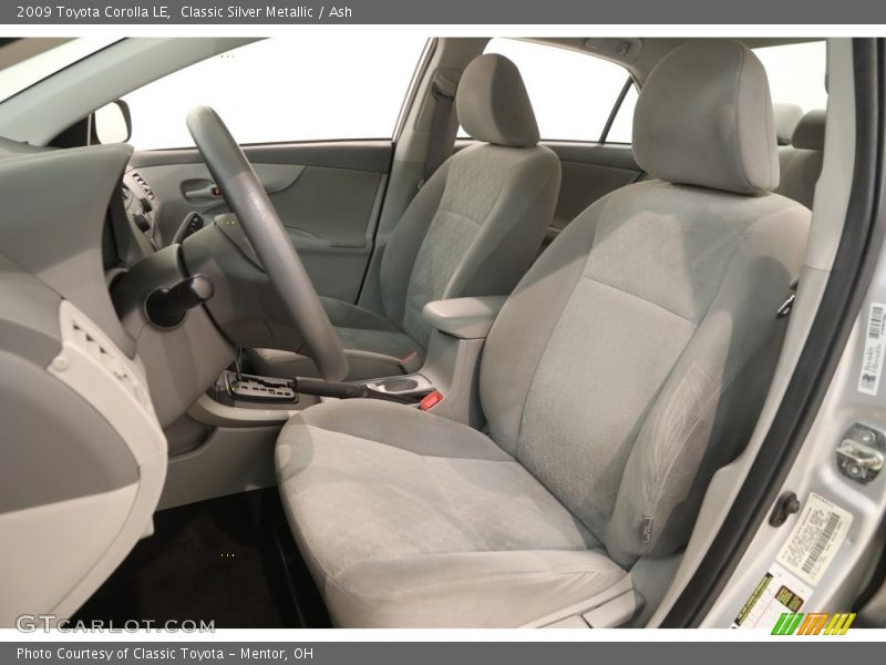 Classic Silver Metallic / Ash 2009 Toyota Corolla LE