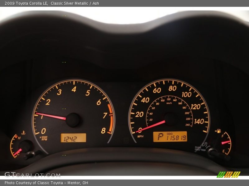 Classic Silver Metallic / Ash 2009 Toyota Corolla LE